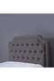 Andromeda Headboard Velvet Grey L-120 : H-125 Cm