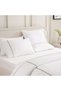Reflection Home Mila Ladder Lace 3-Piece Super King Duvet Cover Set 260x220cm - Navy - 3