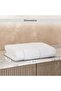 Glamour Zero Twist Bath Towel 70x140cm - White/gold - 6