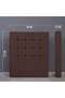 VISTA HEADBOARD VELVET BROWN L-90 : H-125 CM - 4