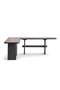 Stanton Sofa Corner End Table Large Wood - Black - 5