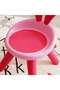 Trady Child Rabbit Ear Backrest Chair 28x28x42cm - Pink - 2