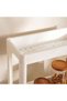 Homebasics 3 Tier Narrow Kitchen Storage Rack With Wheels -white - 4