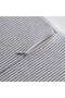 Cozy Striped Memory Foam Pillow 50x30x10+6cm - White - 3