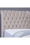 AURORA HEADBOARD VELVET BEIGE L-120 : H-125 CM - 2