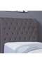 AURORA HEADBOARD VELVET GREY L-90 : H-125 CM