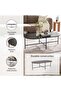 Galicia Coffee Table Melamine - Black - 4
