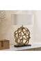 Hanma E27 Wooden Art Table Lamp 40x15x71cm - Natural