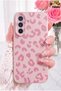 Galaxy A57 Case Pink Leopard Stylish Design Premium Slim Soft Silicone