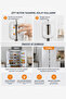 Adhesive Child Safety Lock Cabinet Refrigerator Drawer Door Lock 111 mm - 7