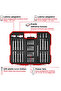 XL-CASE Torks ve Alyan vidalama uç seti 40 parça - 49109032 - 3