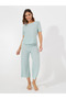 Texture Seamless T-Shirt & Pyjama Set - 2