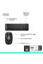 MK220 Kablosuz Türkçe Q Klavye Mouse Seti, Siyah 920-003163 - 8