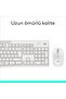 MK295 Sessiz Kablosuz Türkçe Q Klavye Mouse Seti, Beyaz 920-010089 - 7