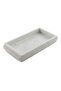 Elegance Marble Towel Tray 30.48x15.24x3.18cm - White - 5