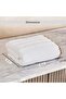 Ribbed Zero Twist Oyster Stitch Hand Towel 50x90 Cm-white - 6