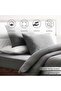 Supersoft Heather Jersey 3-piece Super King Duvet Cover Set 260x220cm - Grey - 4