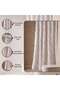 Bliss Shower Curtain 180x180 Cm-beige - 3