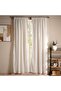 Ectorius 2 Piece Sheer Curtain Set 135x300cm - Beige