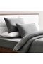 Supersoft Heather Jersey 3-piece Super King Duvet Cover Set 260x220cm - Grey