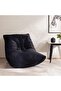 Brasinca Lounger Bean Bag 97x90x63cm - Black