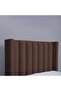 Venus Headboard Velvet Brown L-120 : H-125 Cm