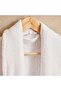 Audrey Microcotton Bathrobe S/M - White - 3
