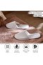 Caspian Max Waffle Indoor Slipper- White - 4