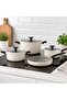 Berghoff Glints 7-piece Cookware Set - Cream