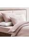 Premium Turkish Cotton Jersey Solid 3-piece Super King Duvet Cover Set 260x220cm - Soft Blush