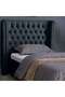 Neptune Headboard Chanel Dark Grey L-120 : H-125 Cm