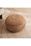 Wently Handmade Jute Pouf 55x55x25cm - Cream - 2