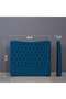 MARS HEADBOARD VELVET BLUE L-100 : H-125 CM - 4