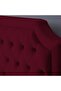 ANDROMEDA HEADBOARD VELVET MAROON L-100 : H-125 CM - 3