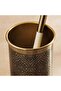 Heritage Toilet Brush Holder 10.5X10.5X36.5 - Gold - 3