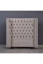 NEPTUNE HEADBOARD VELVET BEIGE L-100 : H-125 CM - 5