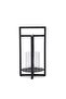 Vibe Metal Lantern With Glass 15x15x30cm- Black - 7