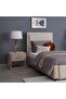 Trojan Headboard Chanel Beige L-90 : H-125 Cm - 6