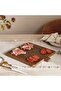 Savanna Mango Wood Etched Serving Board 32x26x1.5cm -brown - 2