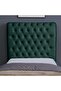 AURORA HEADBOARD CHANEL OLIVE GREEN L-120 : H-125 CM - 2