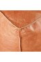 Astic Leather Pouf 48x48x44cm - Tan - 2