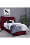 MARS HEADBOARD VELVET MAROON L-90 : H-125 CM - 5