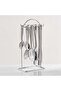 Essentials 24-piece Cutlery Set With Stand -chrome - 4