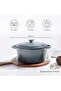 Glazura Enameled Cast Iron Cooking Pot 4l - Ombre Grey - 5