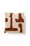 Prato Hand Embroidered Filled Cushion 50x50cm - Rust - 5