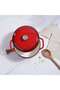 Glazura Enameled Cast Iron Cooking Pot 6l - Ombre Red - 4