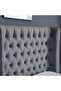 NEPTUNE HEADBOARD CHANEL GREY L-100 : H-125 CM - 3