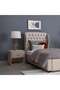 PLUTO HEADBOARD CHANEL BEIGE L-120 : H-125 CM - 6