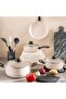 Pavlina 7-piece Cookware Set -cream