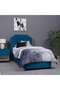 ANDROMEDA HEADBOARD VELVET BLUE L-120 : H-125 CM - 5